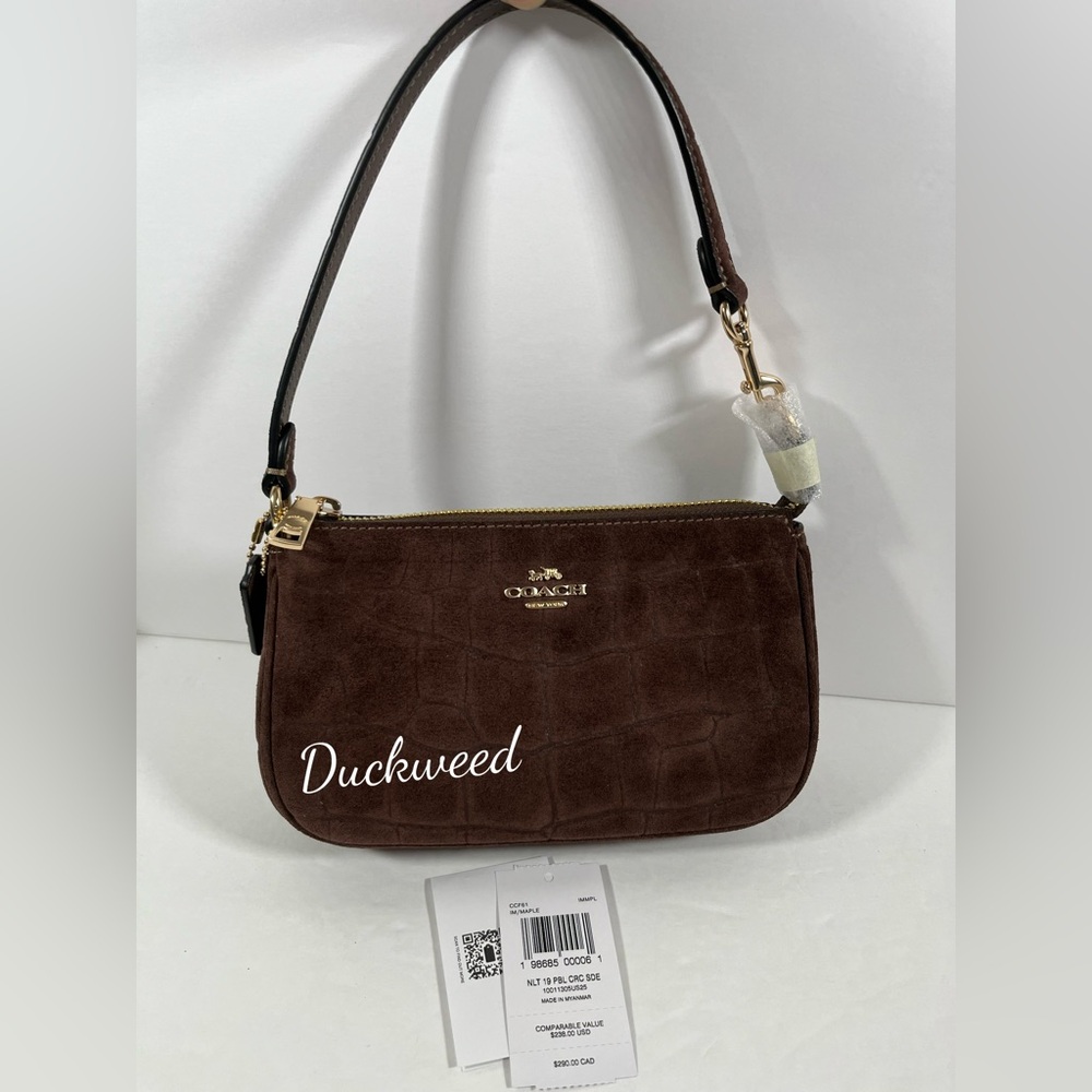 Coach Nolita 19 Gold/Maple NWT